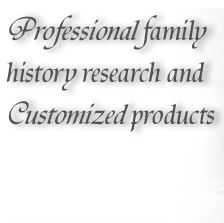 Family history products and Professional research
